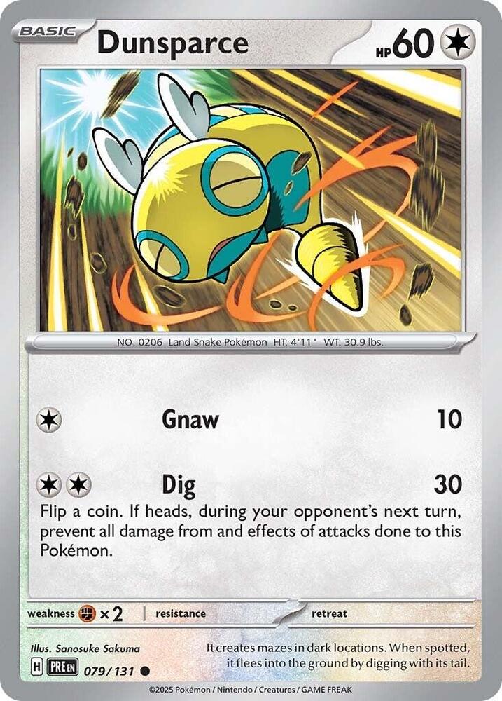 Dunsparce (079/131) [Scarlet & Violet: Prismatic Evolutions] | Gamers Paradise