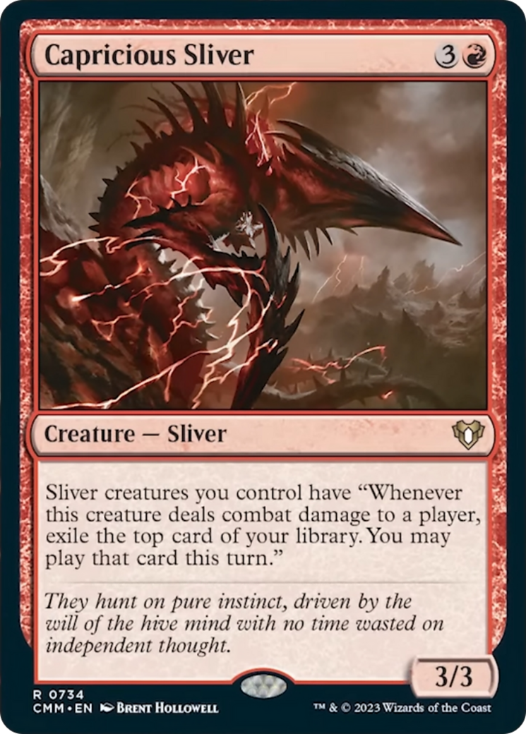 Capricious Sliver [Commander Masters] | Gamers Paradise