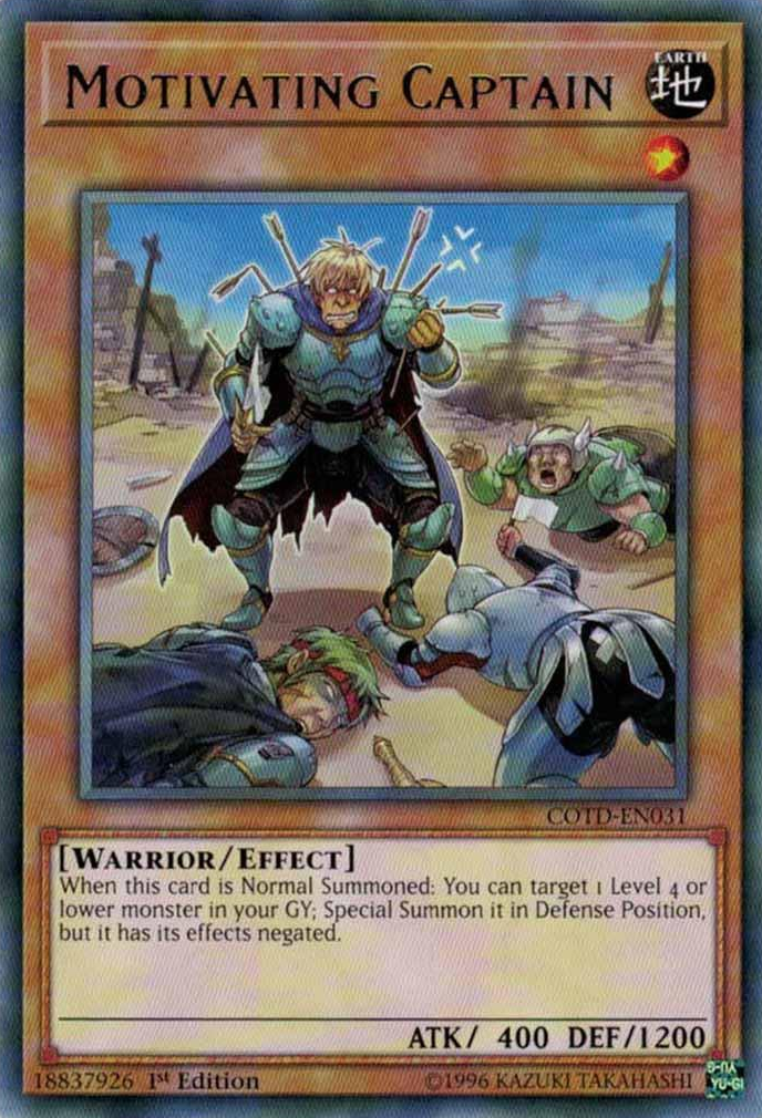 Motivating Captain [COTD-EN031] Rare | Gamers Paradise