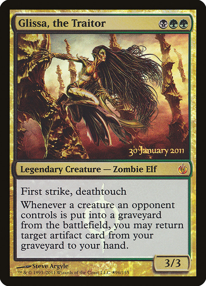 Glissa, the Traitor [Mirrodin Besieged Prerelease Promos] | Gamers Paradise