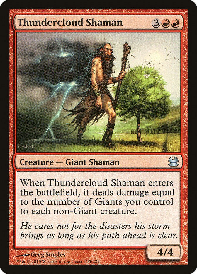 Thundercloud Shaman [Modern Masters] | Gamers Paradise