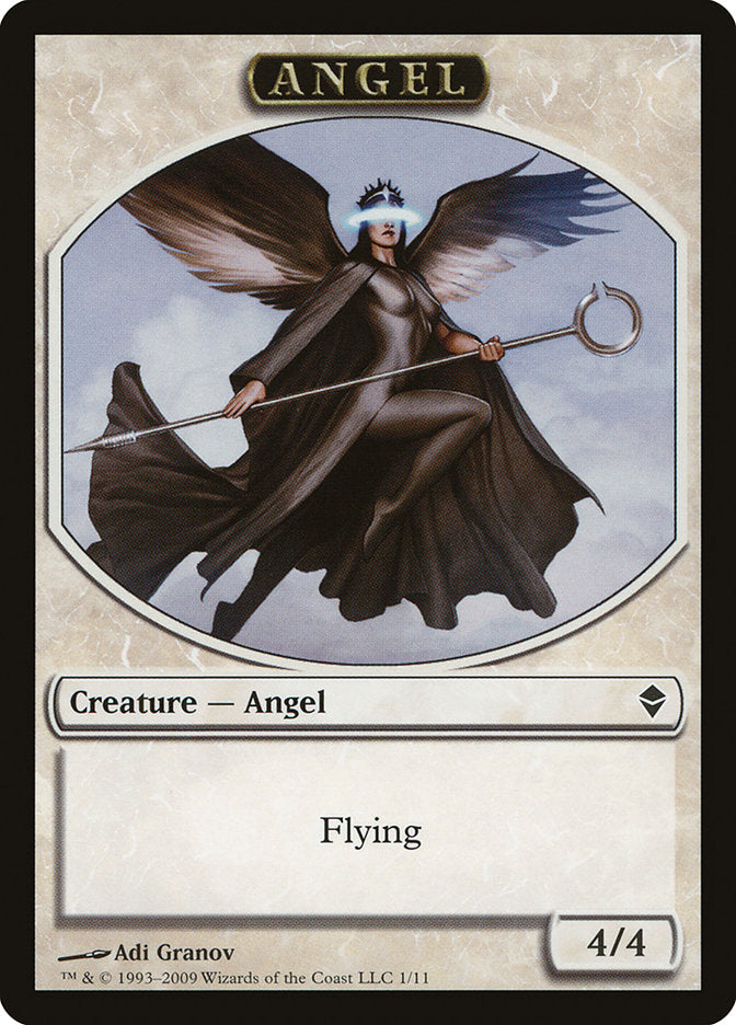 Angel Token [Zendikar Tokens] | Gamers Paradise
