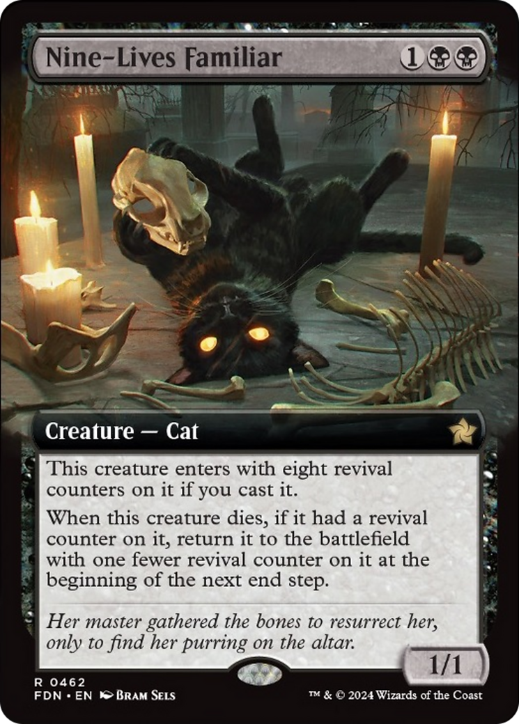 Nine-Lives Familiar (Extended Art) [Foundations] | Gamers Paradise