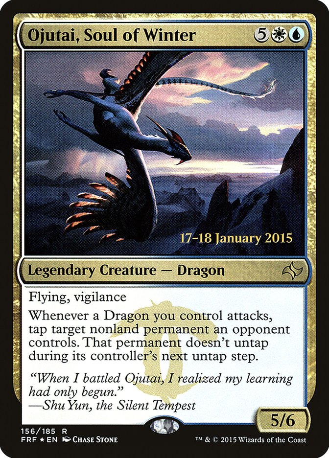 Ojutai, Soul of Winter [Fate Reforged Prerelease Promos] | Gamers Paradise