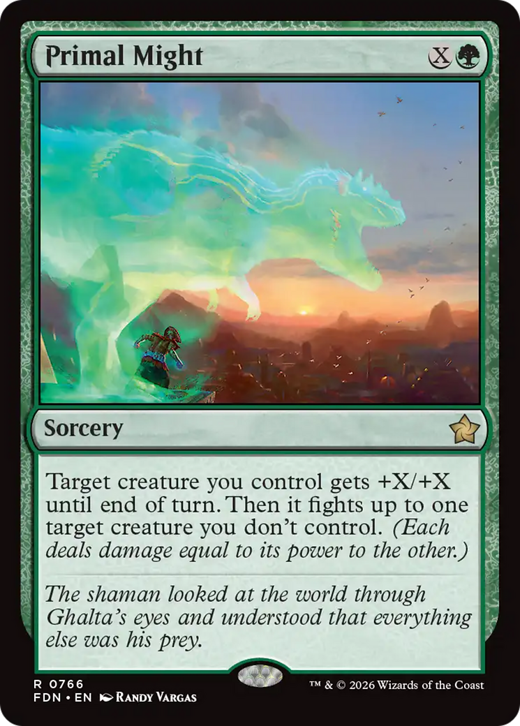 Primal Might (0766) [Foundations] | Gamers Paradise