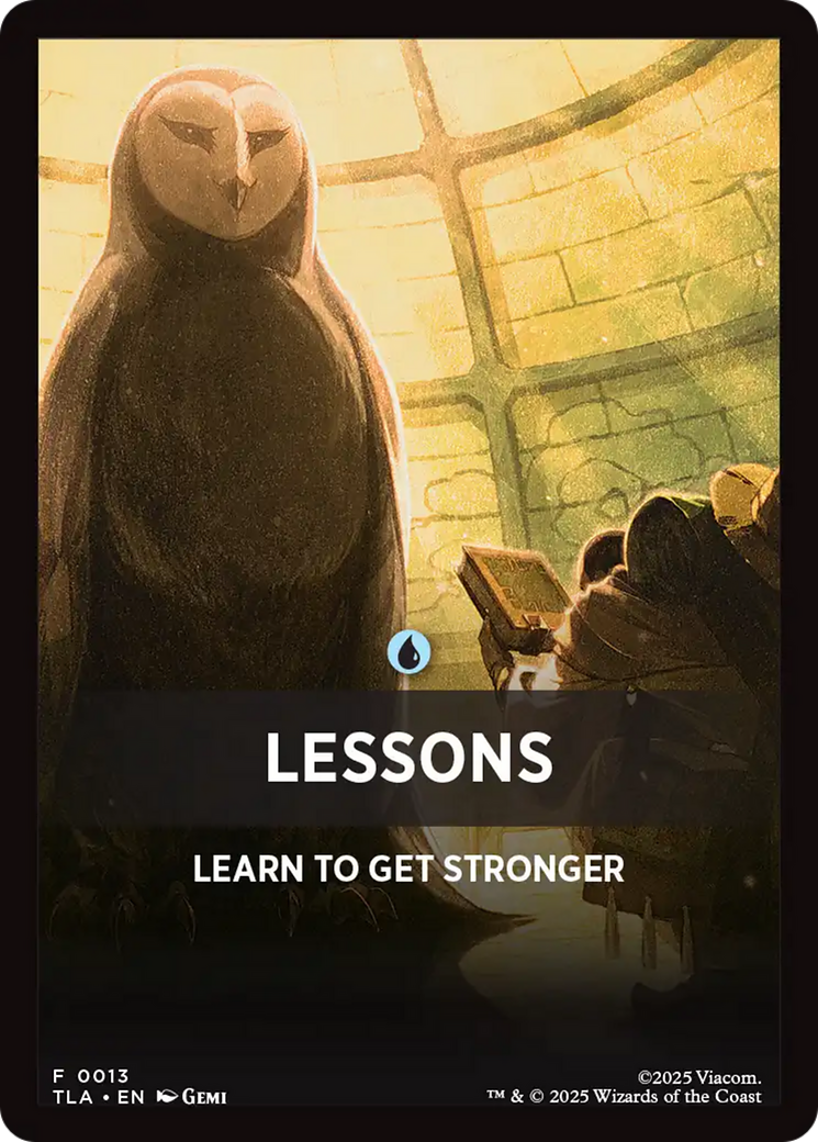 Lessons Theme Card [Avatar: The Last Airbender Tokens] | Gamers Paradise
