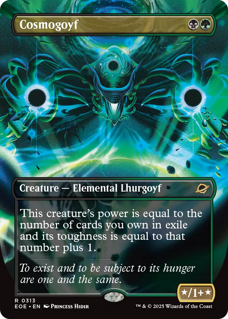 Cosmogoyf (Borderless) [Edge of Eternities] | Gamers Paradise