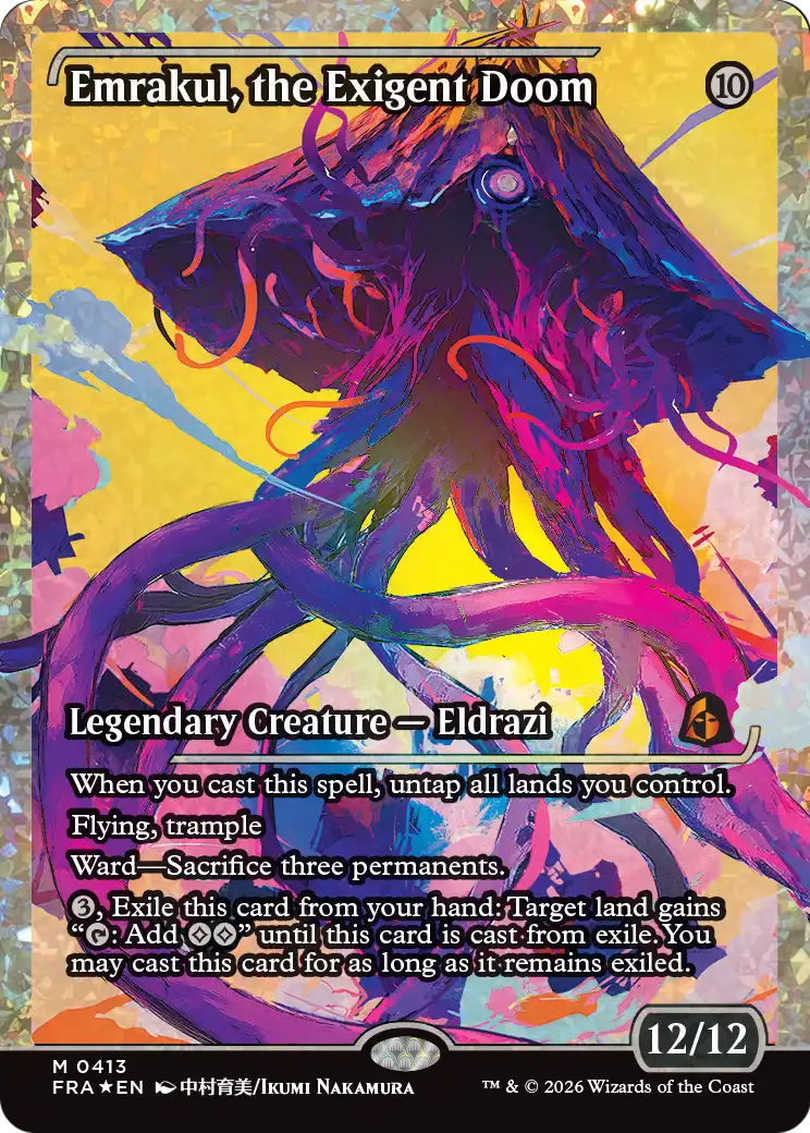 Emrakul, the Exigent Doom (Showcase) (Fracture Foil) [Reality Fracture] | Gamers Paradise