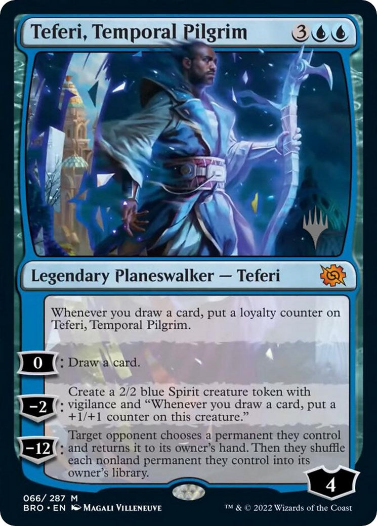 Teferi, Temporal Pilgrim (Promo Pack) [The Brothers' War Promos] | Gamers Paradise