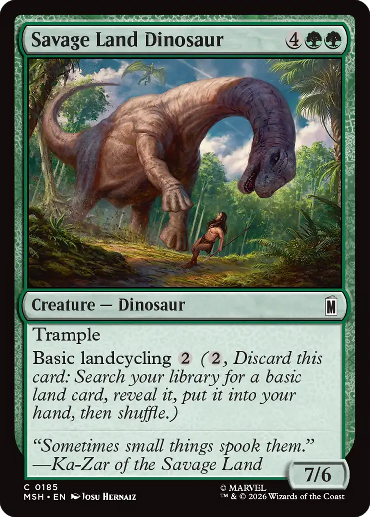 Savage Land Dinosaur [Marvel Super Heroes] | Gamers Paradise