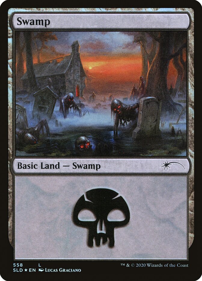 Swamp (Reanimated) (558) [Secret Lair Drop Promos] | Gamers Paradise