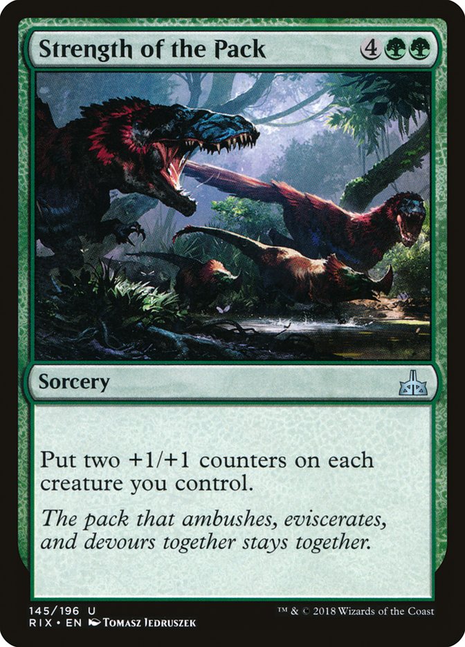 Strength of the Pack [Rivals of Ixalan] | Gamers Paradise