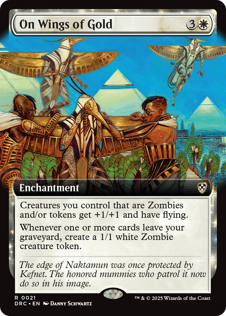 On Wings of Gold (Extended Art) [Aetherdrift Commander] | Gamers Paradise