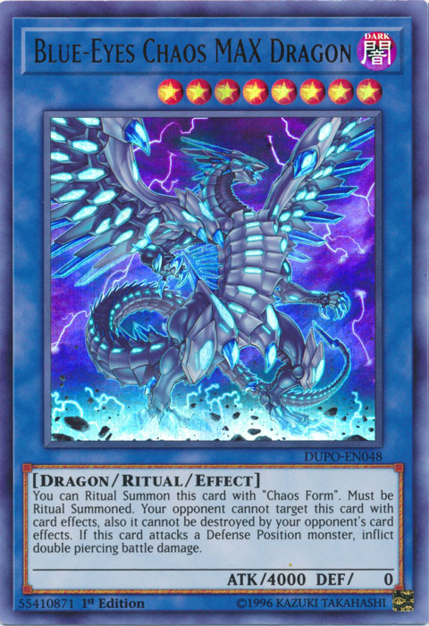 Blue-Eyes Chaos MAX Dragon [DUPO-EN048] Ultra Rare | Gamers Paradise