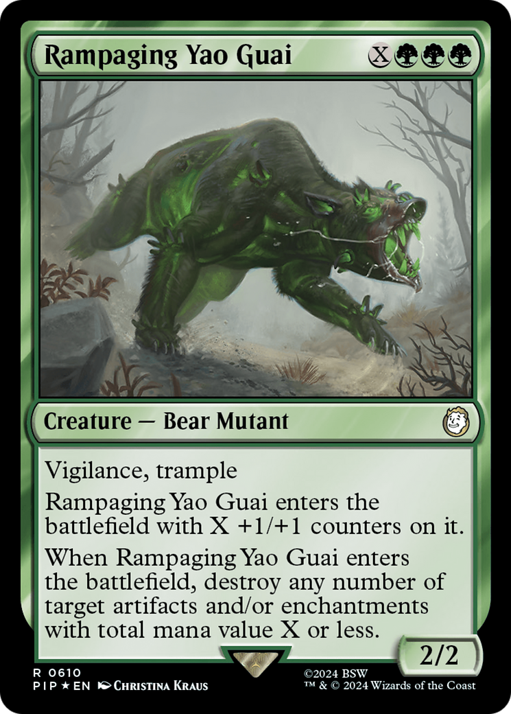 Rampaging Yao Guai (Surge Foil) [Fallout] | Gamers Paradise