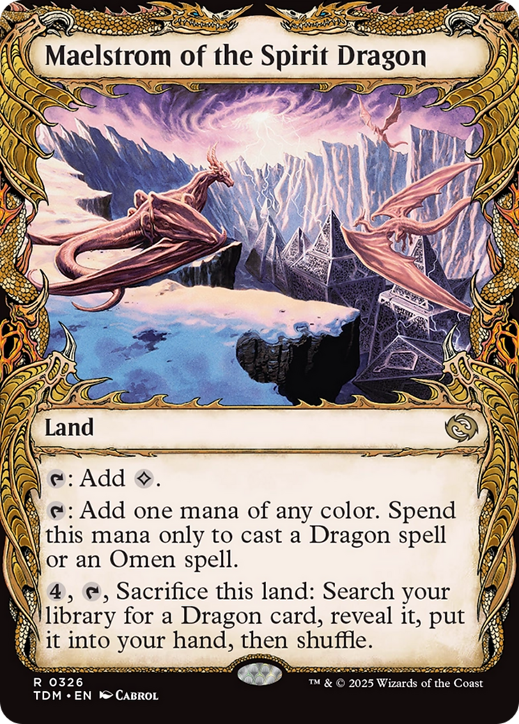 Maelstrom of the Spirit Dragon (Showcase) [Tarkir: Dragonstorm] | Gamers Paradise