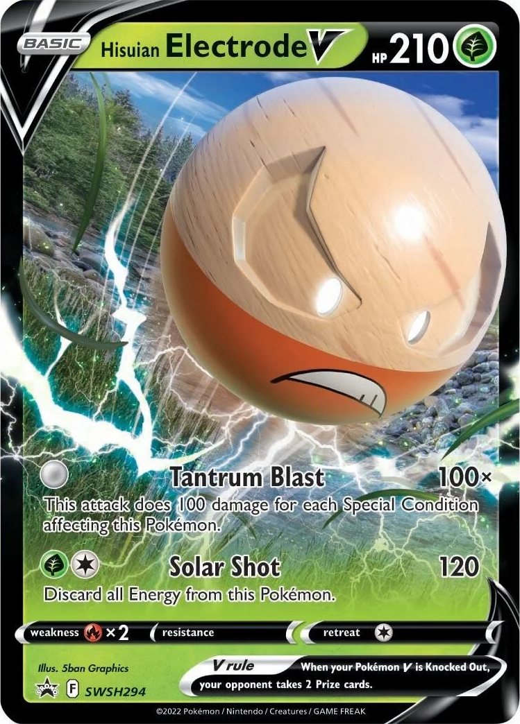 Hisuian Electrode V (SWSH294) [Sword & Shield: Black Star Promos] | Gamers Paradise