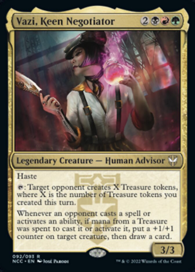 Vazi, Keen Negotiator [Streets of New Capenna Commander] | Gamers Paradise