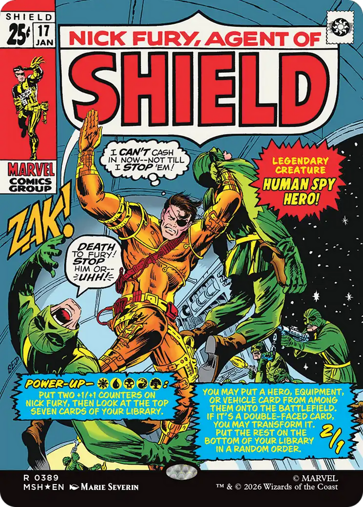 Nick Fury, Agent of SHIELD (Borderless) (0389) [Marvel Super Heroes] | Gamers Paradise