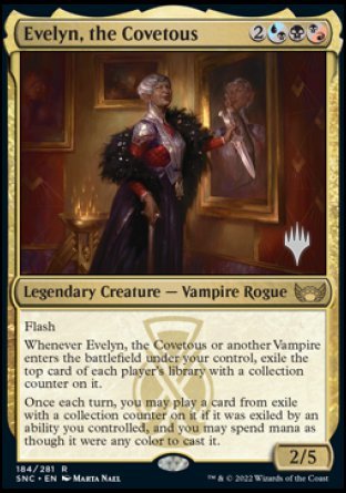 Evelyn, the Covetous (Promo Pack) [Streets of New Capenna Promos] | Gamers Paradise