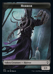 Horror // Centaur Double-Sided Token [Commander Legends: Battle for Baldur's Gate Tokens] | Gamers Paradise
