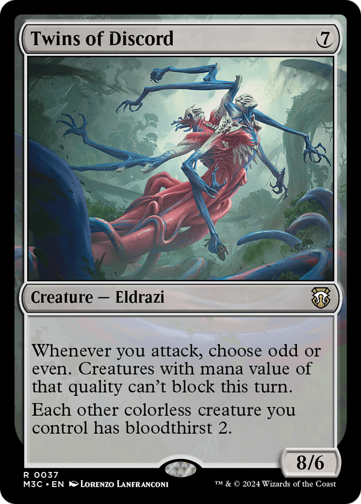 Twins of Discord (Ripple Foil) [Modern Horizons 3 Commander] | Gamers Paradise