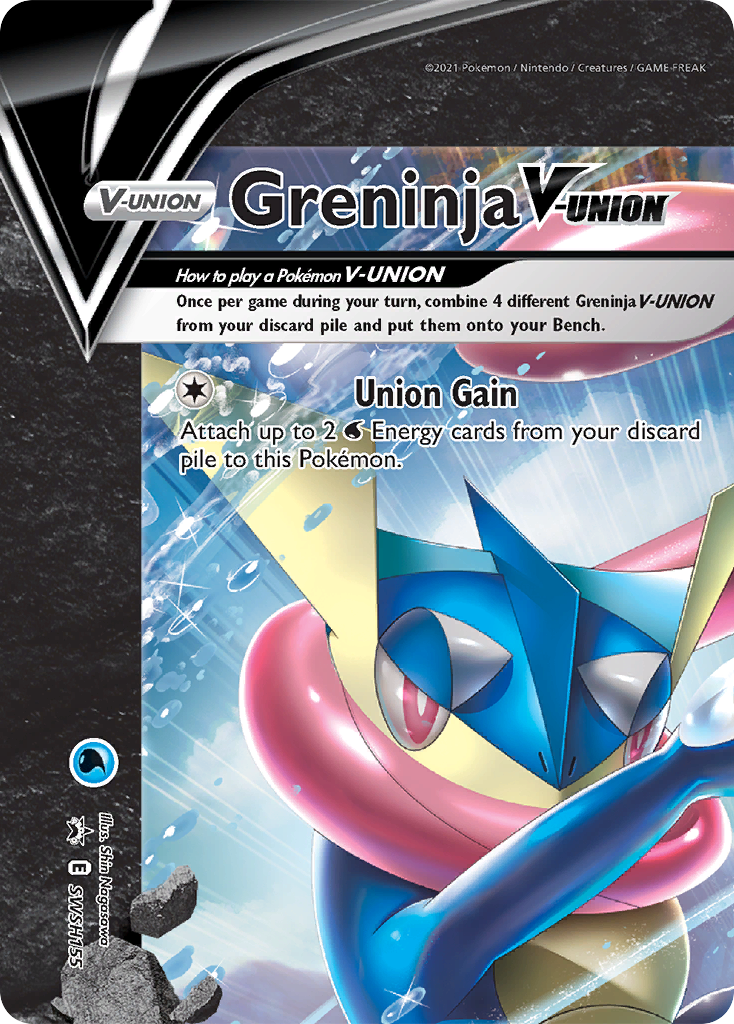 Greninja V-Union (SWSH155) [Sword & Shield: Black Star Promos] | Gamers Paradise