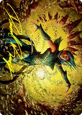 Dragonsguard Elite Art Card (Gold-Stamped Signature) (16/81) [Strixhaven: School of Mages Art Series] | Gamers Paradise