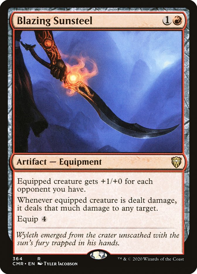 Blazing Sunsteel [Commander Legends] | Gamers Paradise