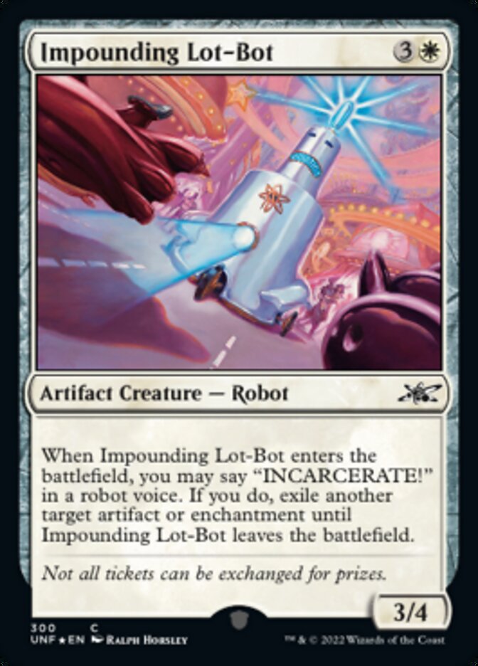 Impounding Lot-Bot (Galaxy Foil) [Unfinity] | Gamers Paradise