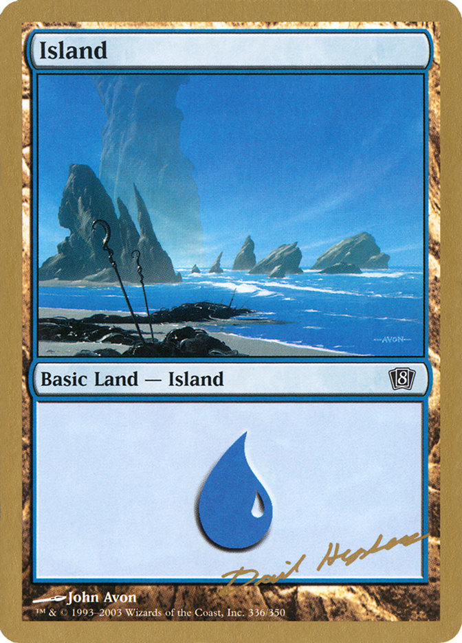 Island (dh336) (Dave Humpherys) [World Championship Decks 2003] | Gamers Paradise