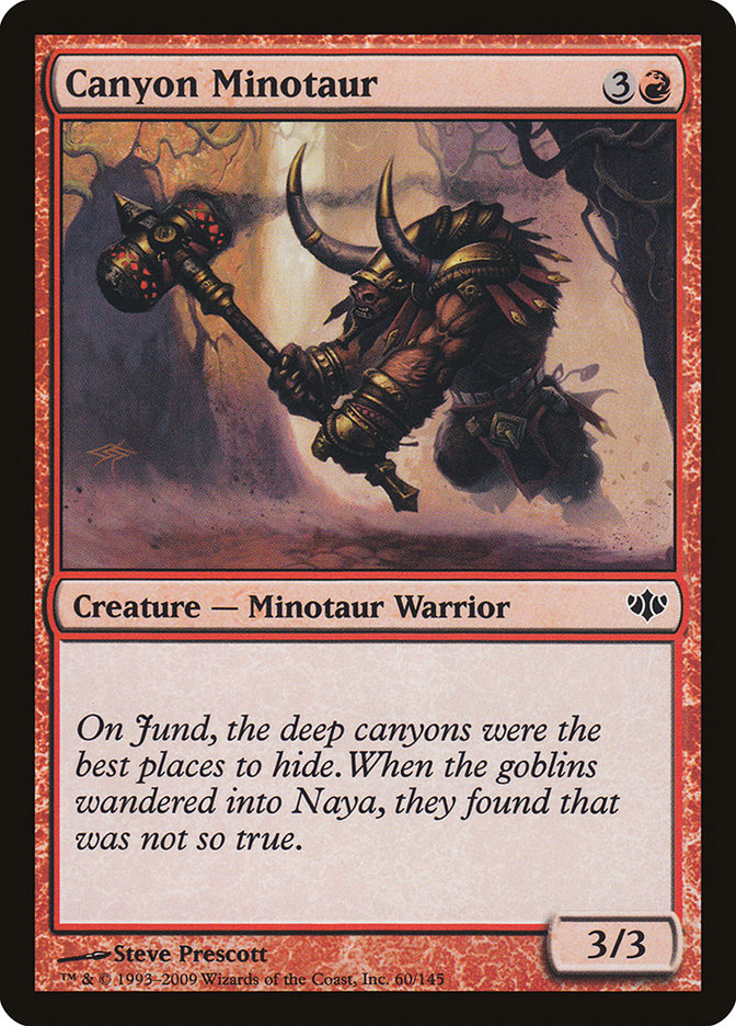 Canyon Minotaur [Conflux] | Gamers Paradise