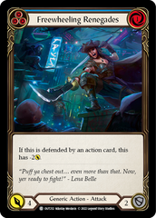 Freewheeling Renegades (Blue) [OUT212] (Outsiders)  Rainbow Foil | Gamers Paradise
