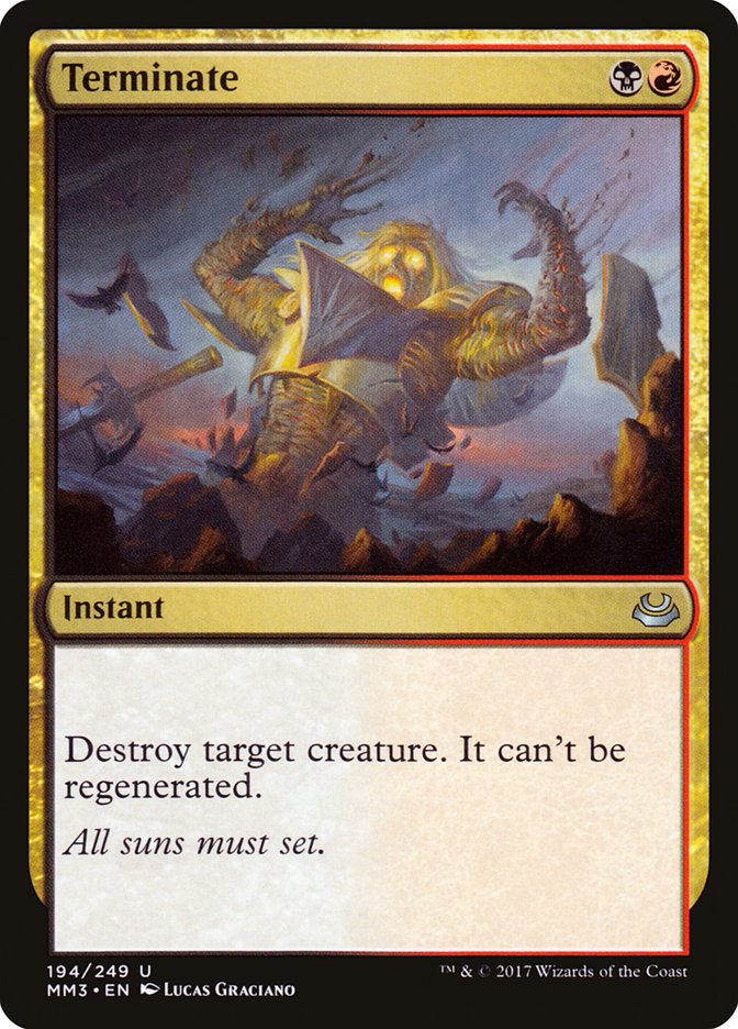 Terminate [Modern Masters 2017] | Gamers Paradise