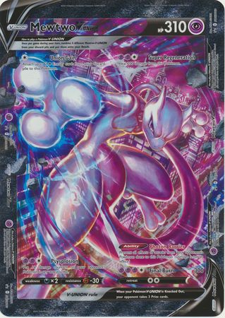 Mewtwo V-Union (Jumbo Card) [Sword & Shield: Black Star Promos] | Gamers Paradise