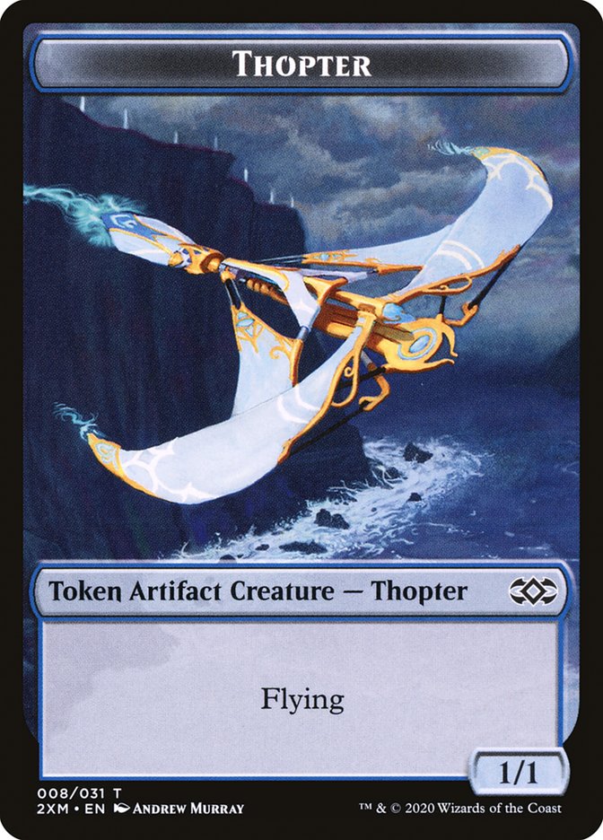 Servo // Thopter (008) Double-Sided Token [Double Masters Tokens] | Gamers Paradise