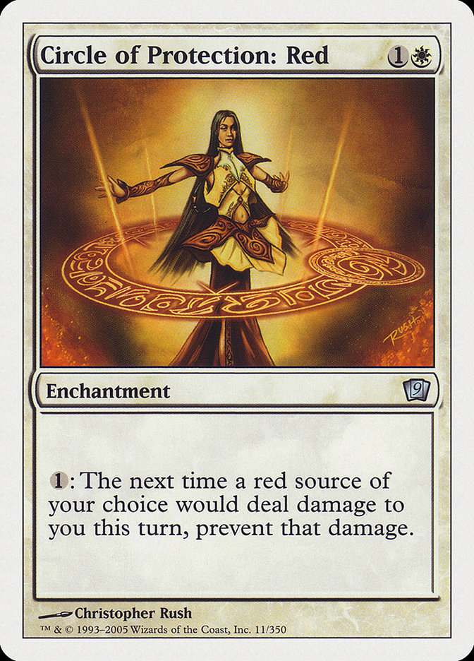 Circle of Protection: Red [Ninth Edition] | Gamers Paradise