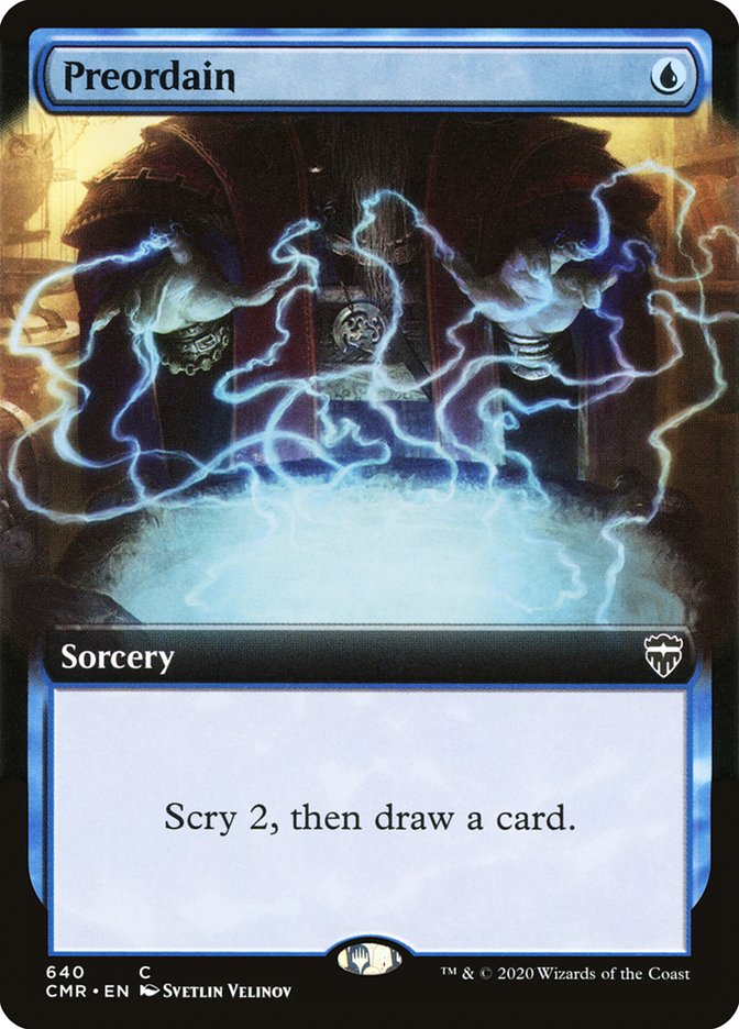 Preordain (Extended Art) [Commander Legends] | Gamers Paradise