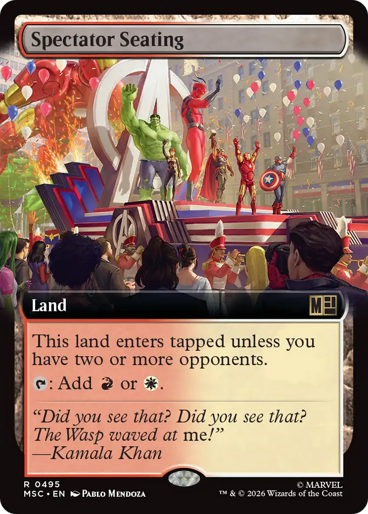 Spectator Seating (Extended Art) [Marvel Super Heroes Commander] | Gamers Paradise