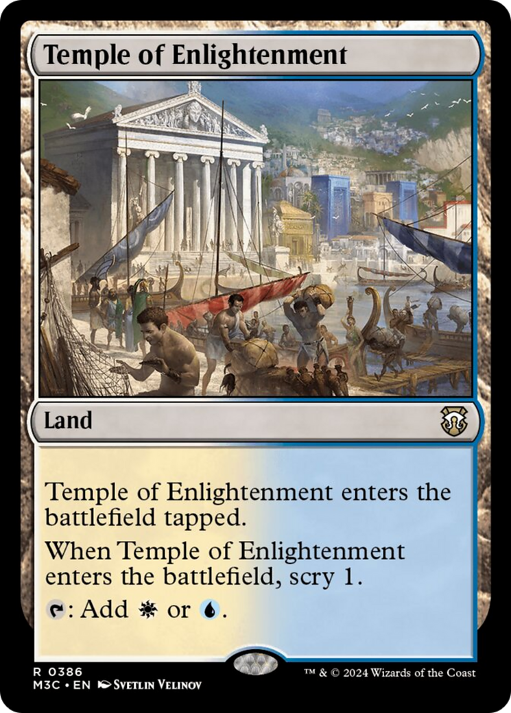 Temple of Enlightenment (Ripple Foil) [Modern Horizons 3 Commander] | Gamers Paradise