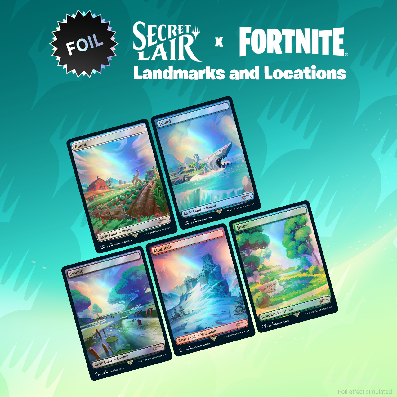 Secret Lair: Drop Series - Secret Lair x FORTNITE: Landmarks and Locations (Foil Edition) | Gamers Paradise