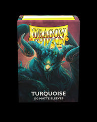 Dragon Shield: Standard 100ct Sleeves - Turquoise (Matte) | Gamers Paradise