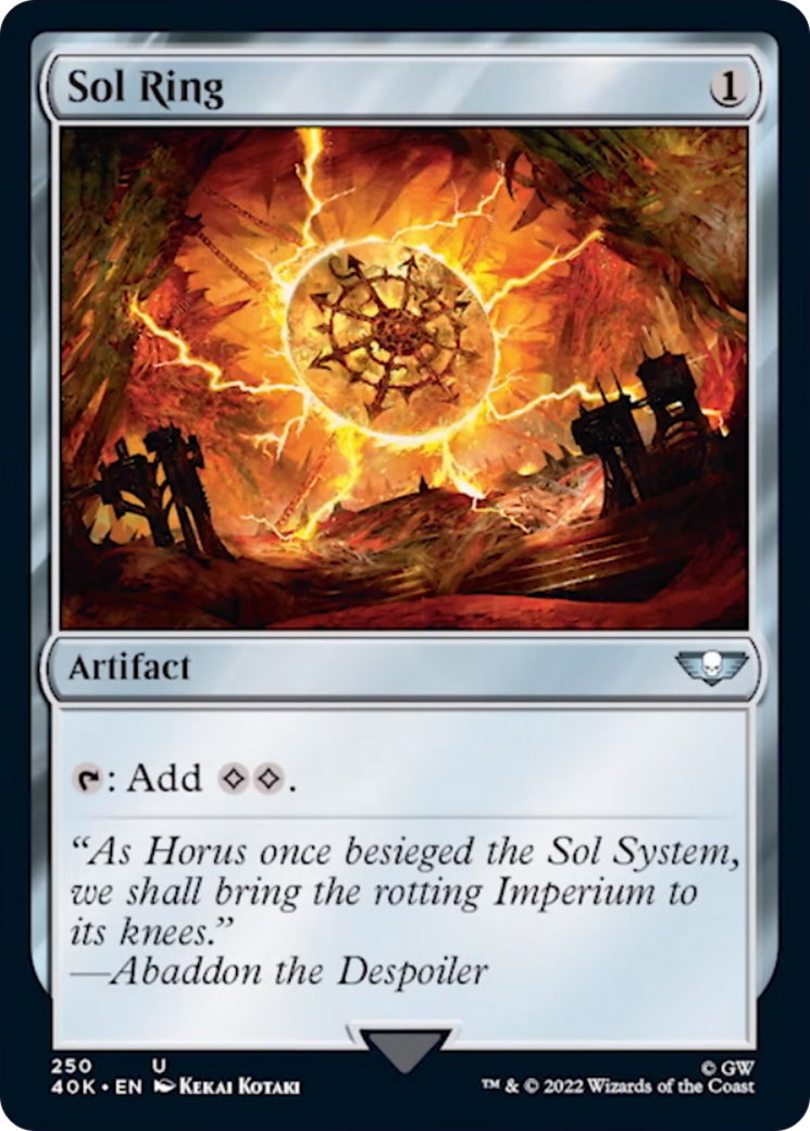Sol Ring (250) [Warhammer 40,000] | Gamers Paradise
