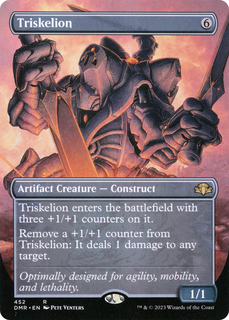 Triskelion (Borderless Alternate Art) [Dominaria Remastered] | Gamers Paradise
