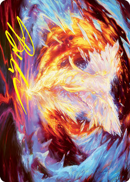 Magma Opus Art Card (Gold-Stamped Signature) [Strixhaven: School of Mages Art Series] | Gamers Paradise