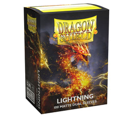 Dragon Shield: Standard 100ct Sleeves - Lightning (Dual Matte) | Gamers Paradise