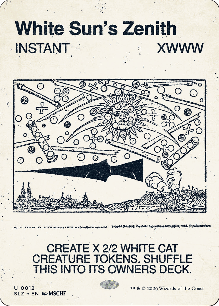 White Sun's Zenith (0012) [Secret Lair x MSCHF: The Zeta Set] | Gamers Paradise