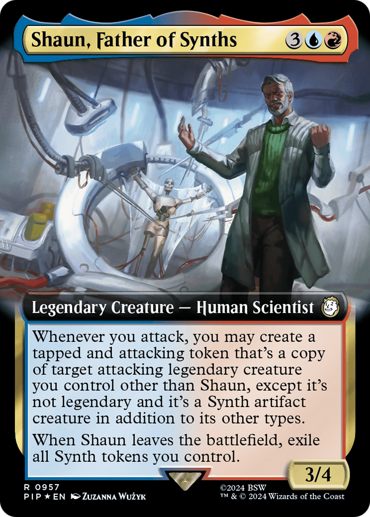 Shaun, Father of Synths (Extended Art) (Surge Foil) [Fallout] | Gamers Paradise