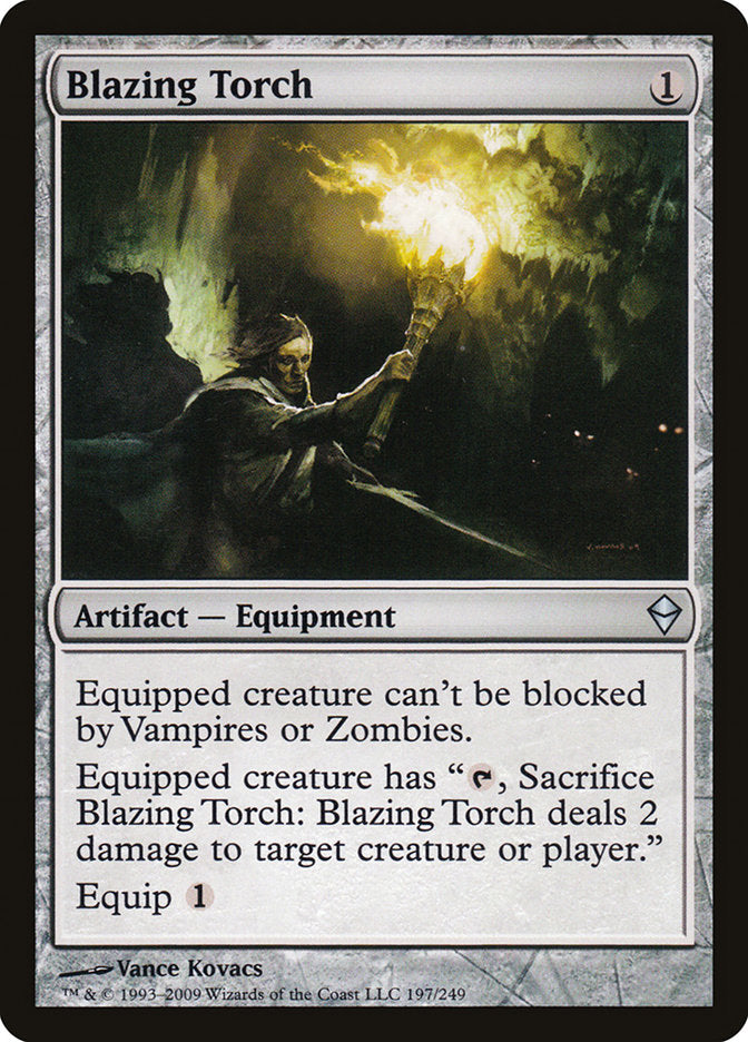 Blazing Torch [Zendikar] | Gamers Paradise