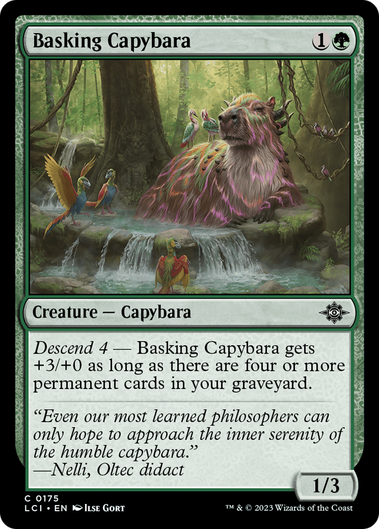 Basking Capybara [The Lost Caverns of Ixalan] | Gamers Paradise